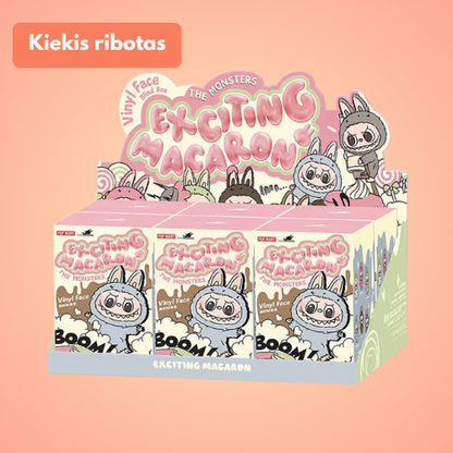 正規品 LABUBU Exciting MACARON Labubu „Exciting Macaron“ – riboto leidimo žaislas iš Pop